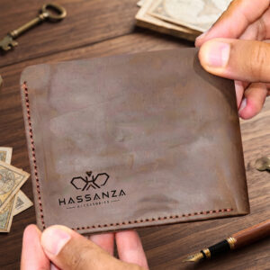 Hassanza Premium Genuine Leather Bi-Fold Wallet